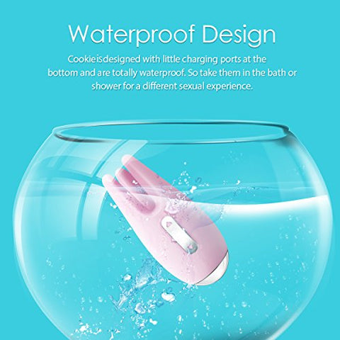 Svakom Cookie Sensual Triple Tip Vibrator - Pink Svakom Cookie Sensual Triple Tip Vibrator - Pink
