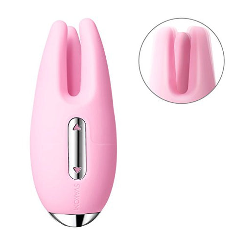 Svakom Cookie Sensual Triple Tip Vibrator - Pink Svakom Cookie Sensual Triple Tip Vibrator - Pink