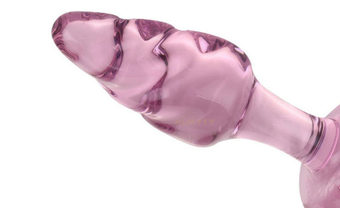 Pink Wearable Crystal Glass Butt Plug & Anal Beads Set - 6 Unique Shapes for Sensual Play Pink Wearable Crystal Glass Butt Plug & Anal Beads Set - 6 Unique Shapes for Sensual Play