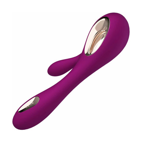 LELO Soraya Wave Deep Rose Rabbit Vibrator LELO Soraya Wave Deep Rose Rabbit Vibrator