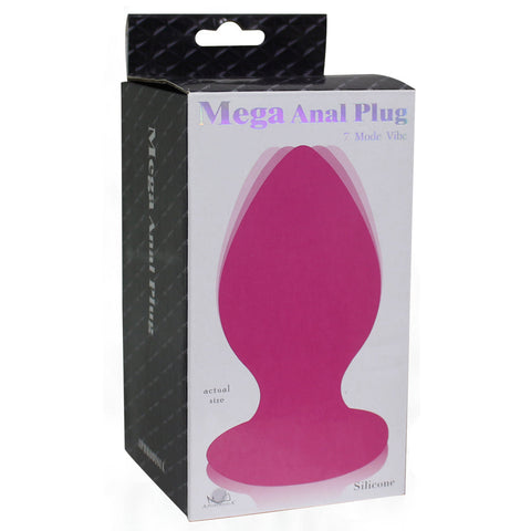 Aphrodisia - Mega Size Vibrating Anal Plug - Pink Aphrodisia - Mega Size Vibrating Anal Plug - Pink