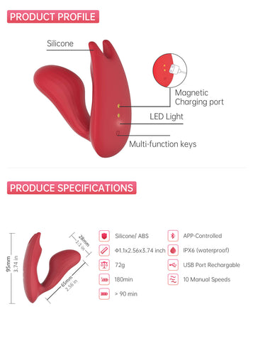 Magic Motion Umi App Remote Control Wearable Vibrator Magic Motion Umi App Remote Control Wearable Vibrator