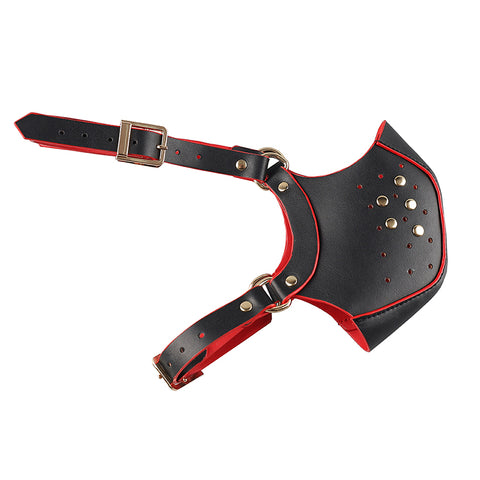 BDSM Fetish Half Face Mask Cosplay Bondage Hood - Black BDSM Fetish Half Face Mask Cosplay Bondage Hood - Black