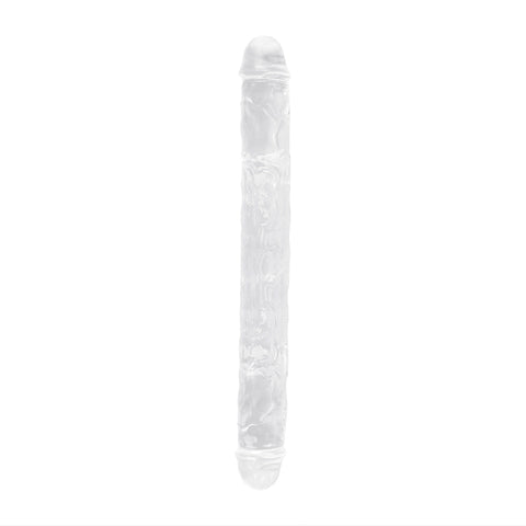 DY Crystal Double Penetration Dildo - Clear 3 Size Optional DY Crystal Double Penetration Dildo - Clear 3 Size Optional