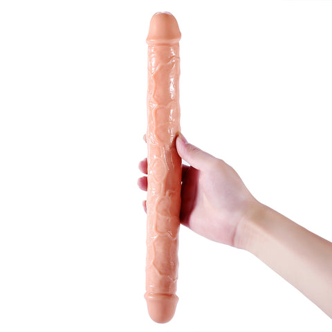 DY Crystal Double Penetration Dildo - Nude 3 Size Optional DY Crystal Double Penetration Dildo - Nude 3 Size Optional