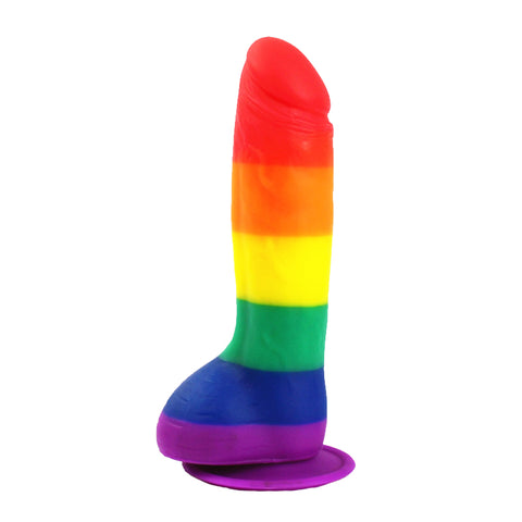 AIX 20.5cm Rainbow Realistic Dildo AIX 20.5cm Rainbow Realistic Dildo