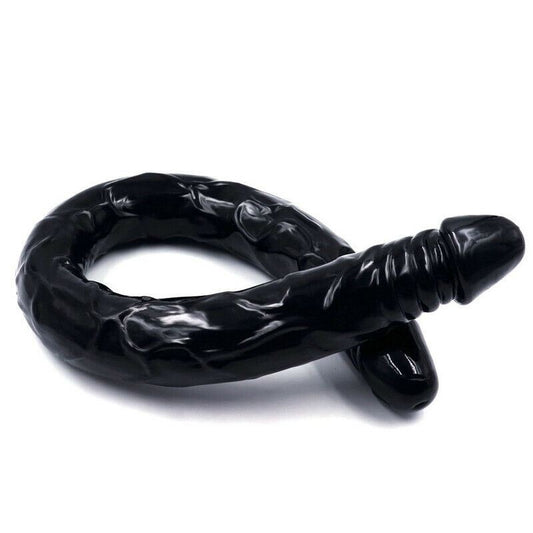 Magic Whip 21 inch Double Penetration Pildo - Black