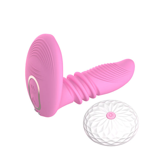 DIBE Kimi Auto Heating & Thrusting Remote Control Wearable Vibrator