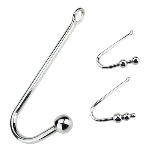 BDSM Stainless Steel Metal Anal Hook Bondage Restraint