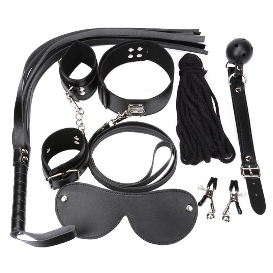 BDSM Restraint 7 in 1 Starter Kit Pack Bondage