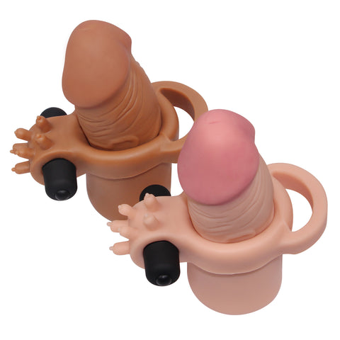 LOVETOY Pleasure X-Tender Penis Sleeve Vibrating Edition Add 3 inch