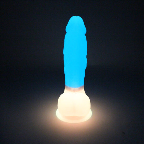 AIX Fluorescence Realistic Dildo with Suction Cup AIX Fluorescence Realistic Dildo with Suction Cup
