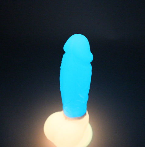 AIX Fluorescence Realistic Dildo with Suction Cup AIX Fluorescence Realistic Dildo with Suction Cup