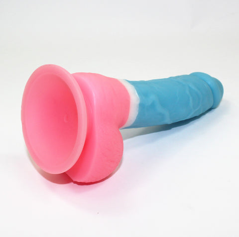 AIX Fluorescence Realistic Dildo with Suction Cup AIX Fluorescence Realistic Dildo with Suction Cup