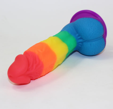 AIX 19.5cm Realistic Rainbow Dildo AIX 19.5cm Realistic Rainbow Dildo