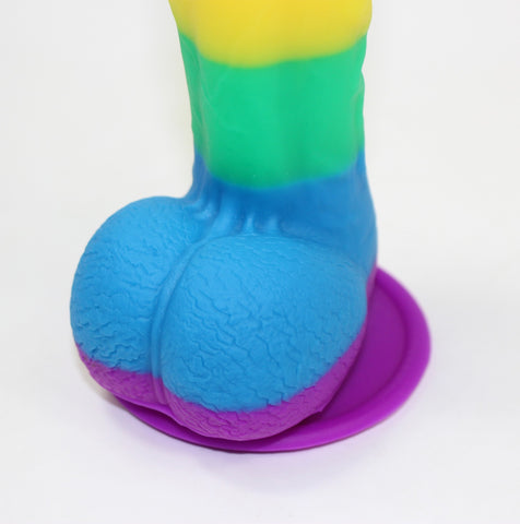 AIX 19.5cm Realistic Rainbow Dildo AIX 19.5cm Realistic Rainbow Dildo