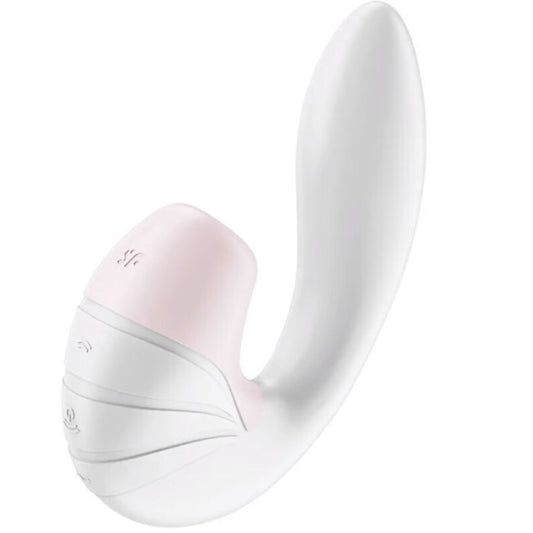 SATISFYER Supernova Air Pulse Clitoral Sucking & G-Spot Rabbit Vibrator - White
