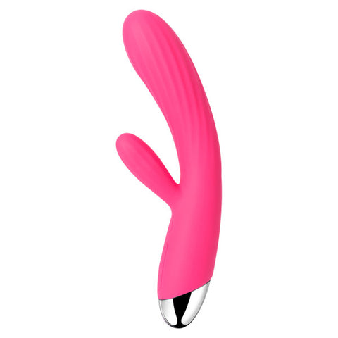 SVAKOM Angel Flexible Intelligent Warming Rabbit Vibrator - Rose SVAKOM Angel Flexible Intelligent Warming Rabbit Vibrator - Rose