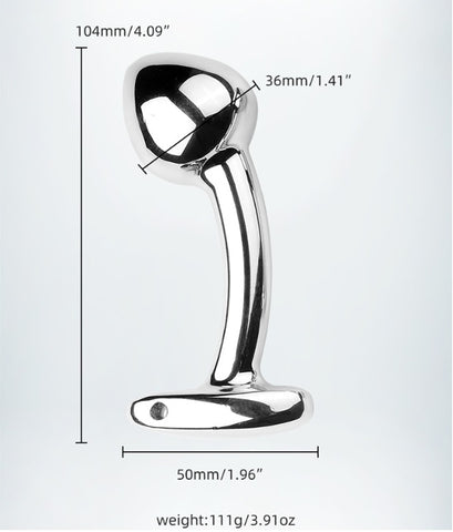 RY BDSM Stainless Steel Anal Plug Butt Plug Wearable - 3 Size S/M/L RY BDSM Stainless Steel Anal Plug Butt Plug Wearable - 3 Size S/M/L