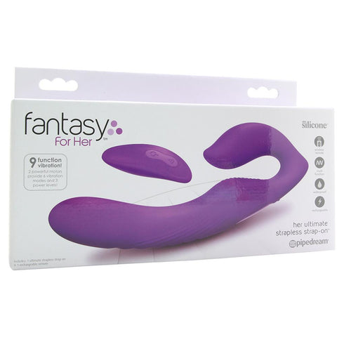 Fantasy For Her Ultimate Strapless Strap On Dildo Vibrator Remote Control Fantasy For Her Ultimate Strapless Strap On Dildo Vibrator Remote Control