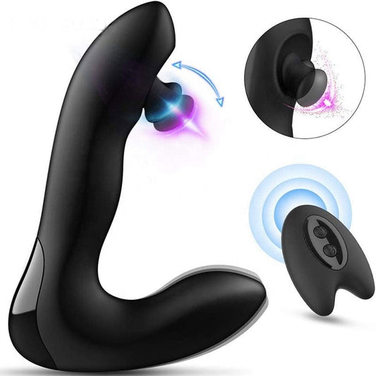 UNIMAT P-Spot Thrusting & Vibrating Prostate Massager - Remote Control