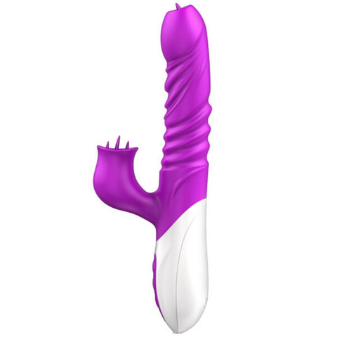 FOX T10 Thrusting Dildo Rabbit Vibrator Auto Heating Edition FOX T10 Thrusting Dildo Rabbit Vibrator Auto Heating Edition