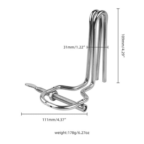 BDSM Premium Metal Speculum Anal Plug Dilator / Hollow Vagina Extender