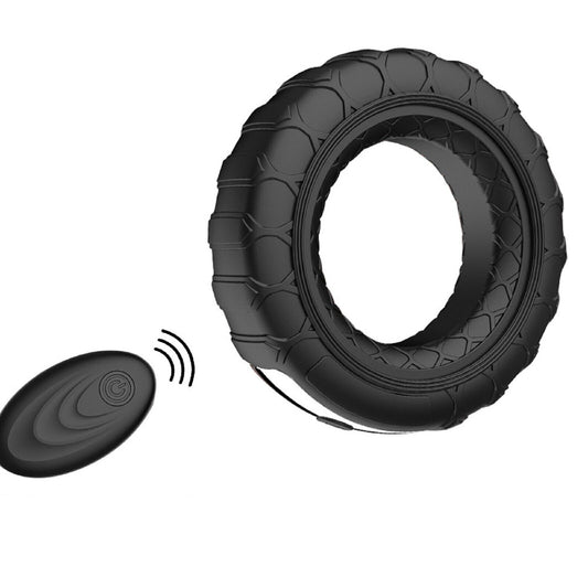 AH Love Wheel Remote Control Silicone Vibrating Penis Ring