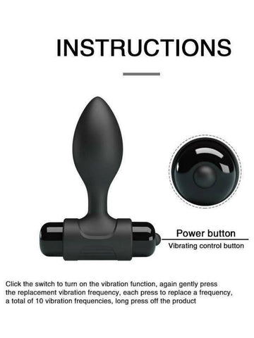 PRETTY LOVE Vibra Vibrating Anal Plug PRETTY LOVE Vibra Vibrating Anal Plug