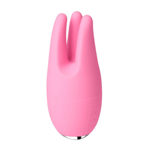 Svakom Cookie Sensual Triple Tip Vibrator - Pink Svakom Cookie Sensual Triple Tip Vibrator - Pink