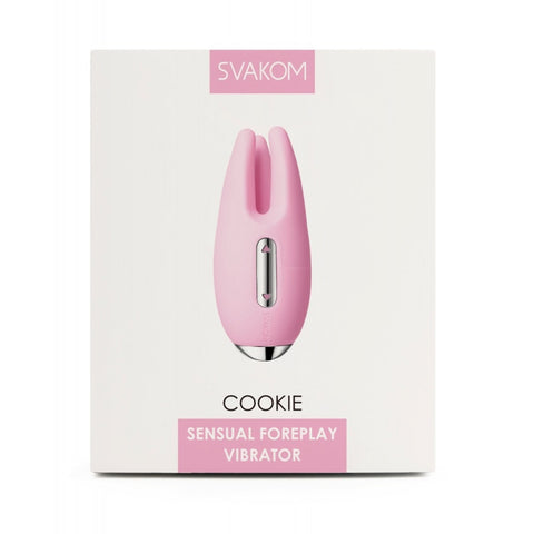 Svakom Cookie Sensual Triple Tip Vibrator - Pink Svakom Cookie Sensual Triple Tip Vibrator - Pink