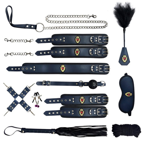 BDSM Cosplay 13 pcs Restraint Bondage Kit - Police BDSM Cosplay 13 pcs Restraint Bondage Kit - Police