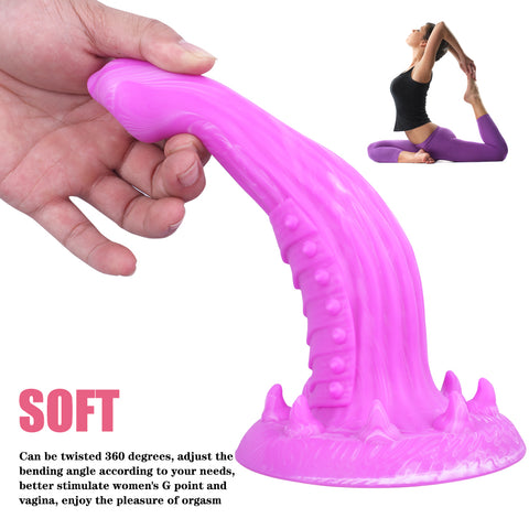 MD 8.6" Alien Silicone Fantasy Dildo / Anal Plug