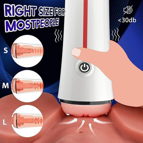 UNIMAT Realistic Pussy Vibrating Male Masturbation Cup