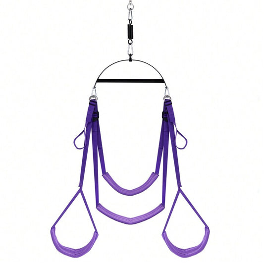 BDSM Hanging Door Sex Swing Restraint Kit with Waist Pad