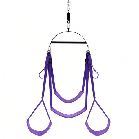 BDSM Hanging Door Sex Swing Restraint Kit with Waist Pad