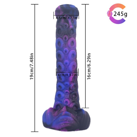 MD Ice Rose Fantasy Dildo / Anal Plug - 3 Sizes
