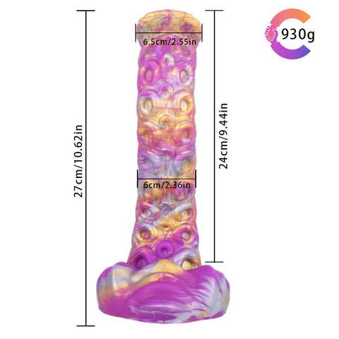 MD Ice Rose Fantasy Dildo / Anal Plug - 3 Sizes