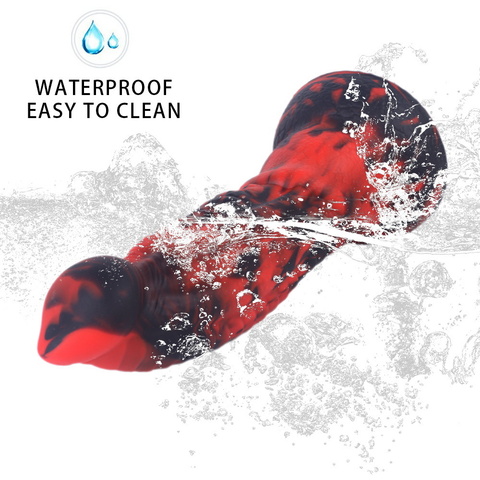 MD 8.26" Volcanic Rock Alien Silicone Fantasy Dildo / Anal Plug