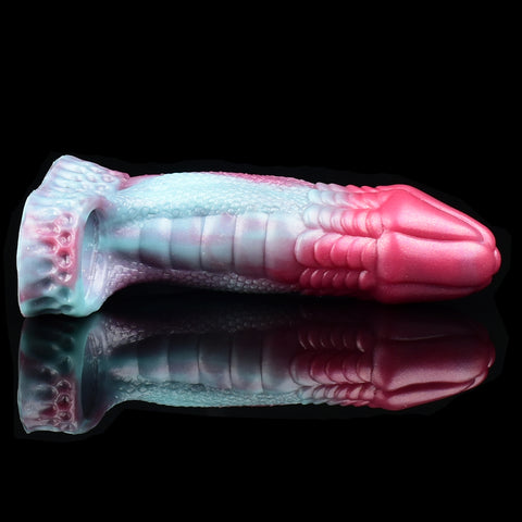 FAAK Peacock Fantasy Monster Silicone Penis Sleeve Cock Extender - 301