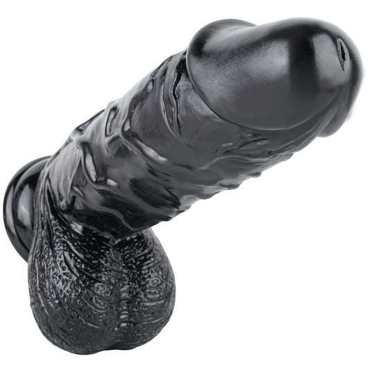 MD 9.84" Fatty Super Realistic Dildo - Black