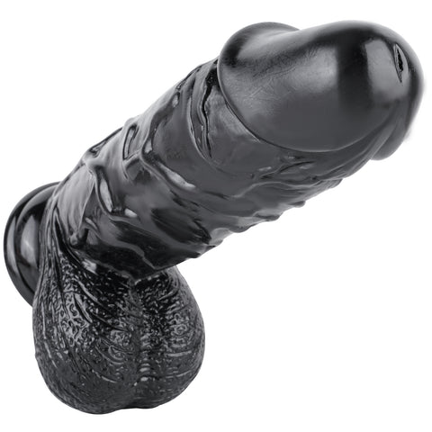 MD 9.84" Fatty Super Realistic Dildo - Black
