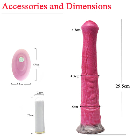 YOCY 29.5cm Huge Fantasy Dildo Vibrator Remote Control