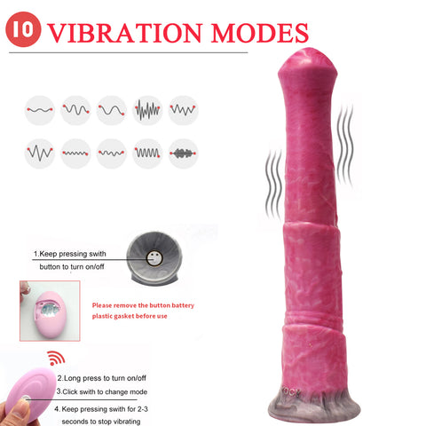 YOCY 29.5cm Huge Fantasy Dildo Vibrator Remote Control