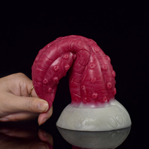 FAAK Hellfire 7.87" Octopus Tentacle Silicone Fantasy Dildo / Anal Plug