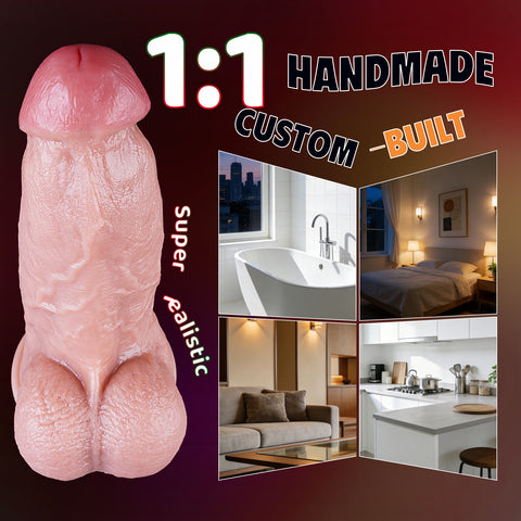 MD 9.06" Thick Realistic Dildo - Flesh