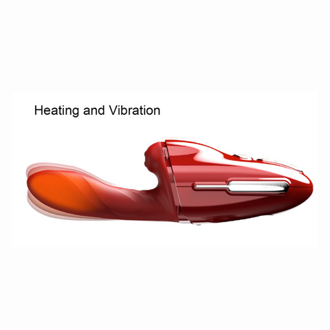 Qingnan #9 Sex Machine Set - Wearable Auto Heating Rotating Vibrator