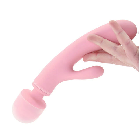 Satisfyer Triple Lover Wand & Rabbit Vibrator - Pink