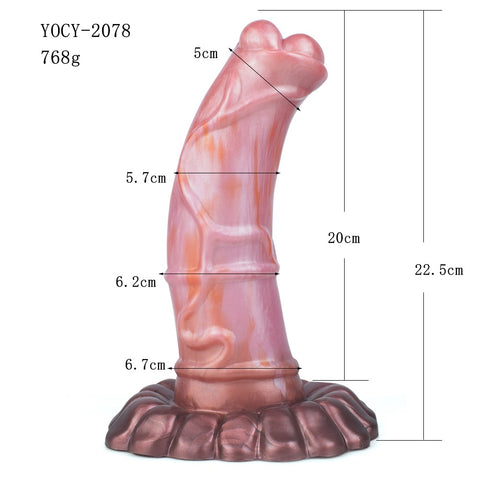 YOCY Mythological 22.5cm Huge Silicone Fantasy Dildo
