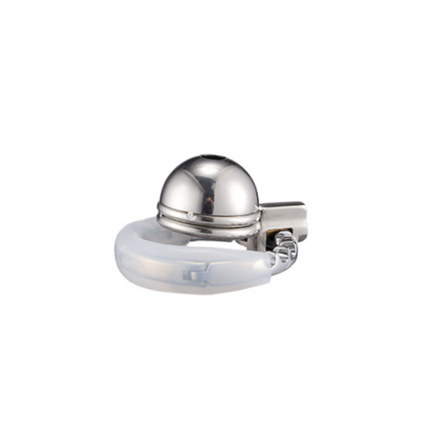 STAINLESS STEEL Male Chastity Device Penis Cage with 42-62mm Adjustable Ring - RY072